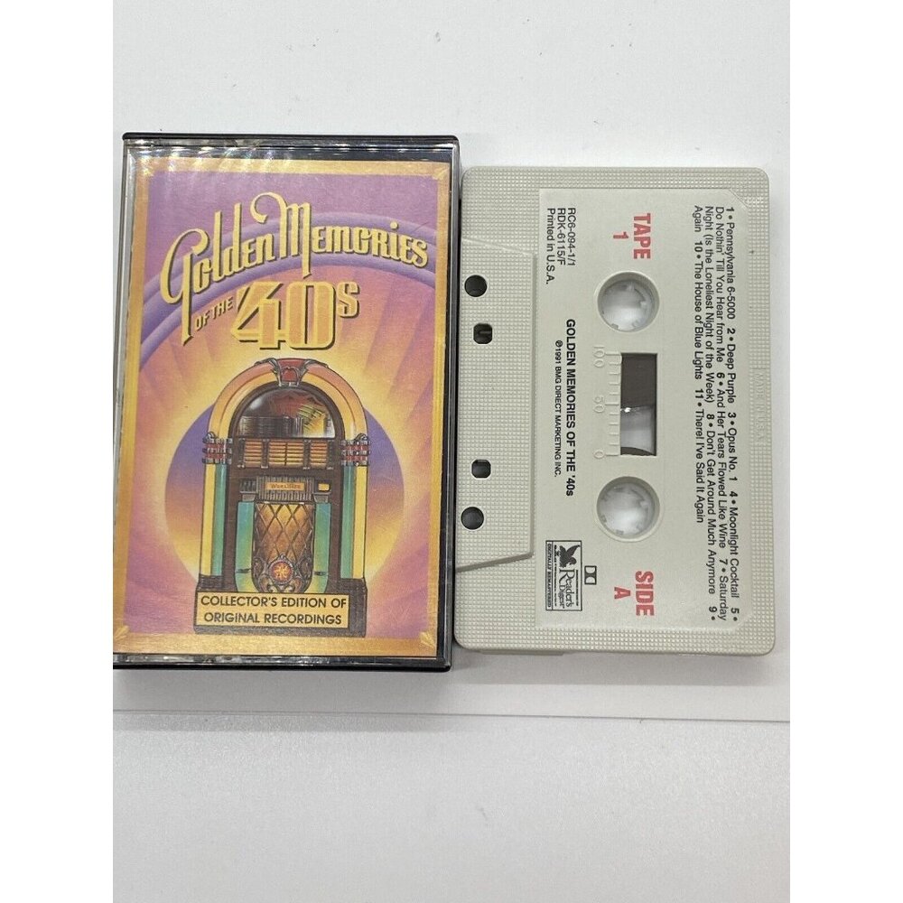 Golden Memories of the '40s - Tape #1 Cassette Readers Digest 1992 Vintage